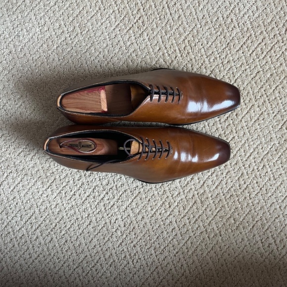 Cognac size 8 1/2 (9 1/2) whole-cut lace ups - Picture 4 of 12